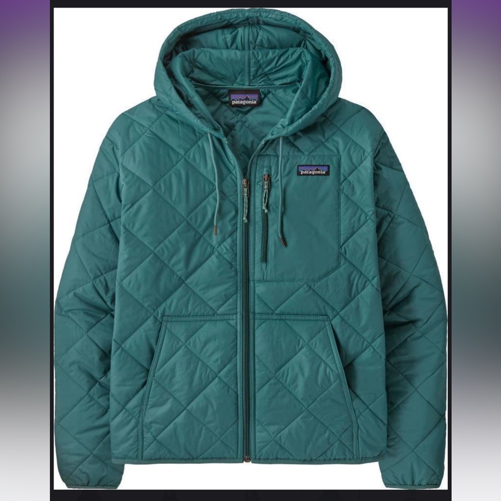 Patagonia Insulated Blue Quilted Hoody Jacket